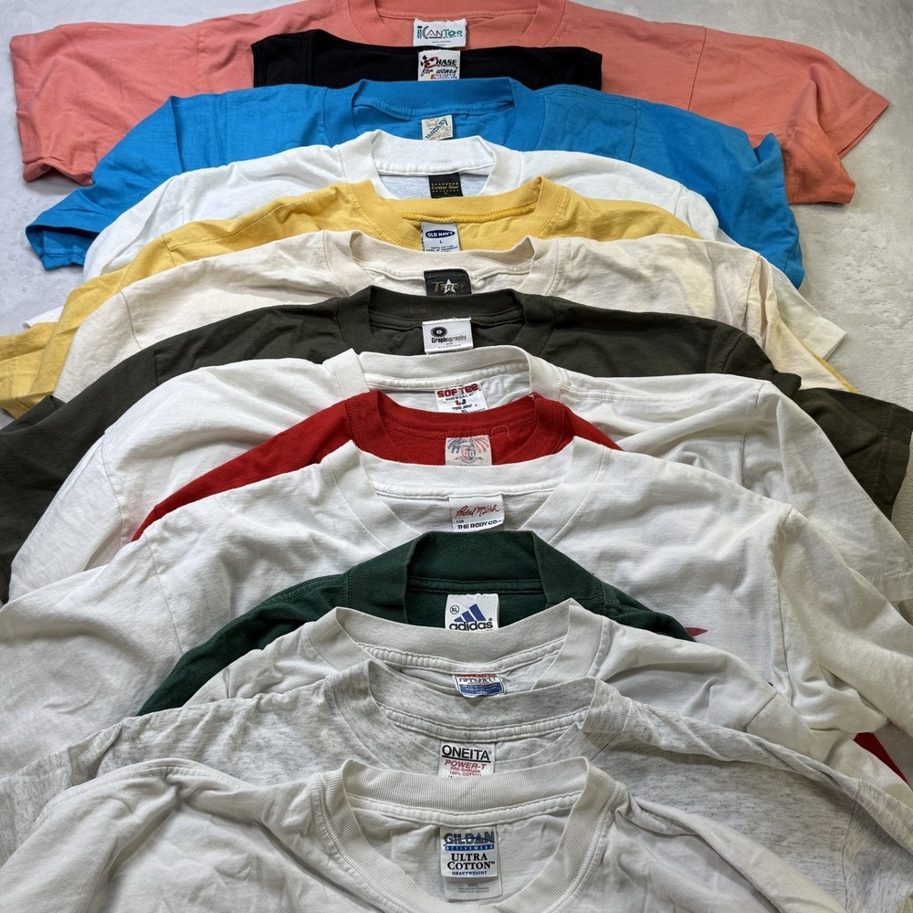 Vintage Graphic T Shirt Lot 26 80s 90s Single Stitch Mixed Brands USA